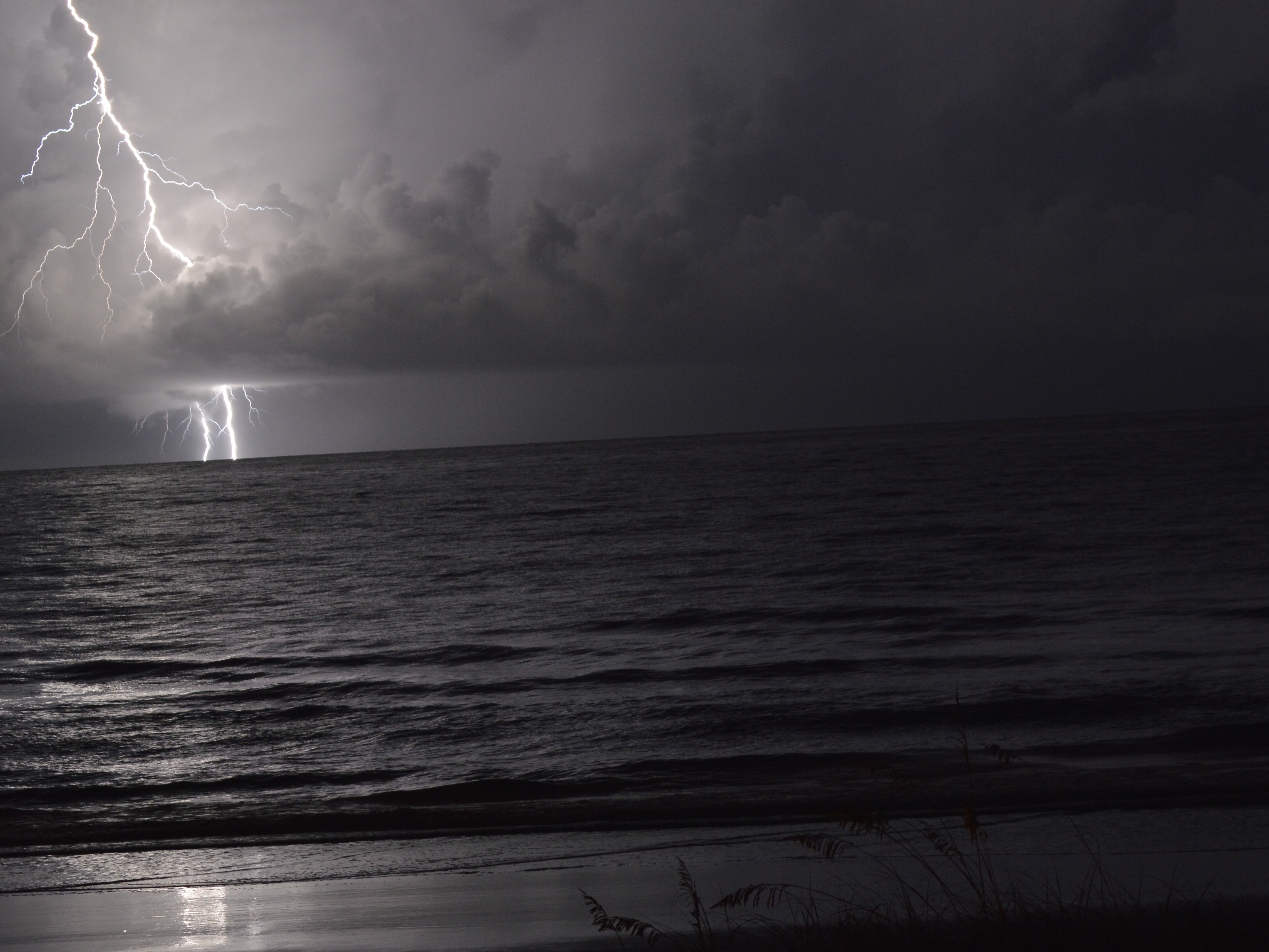 Deck View Thunderstorm
